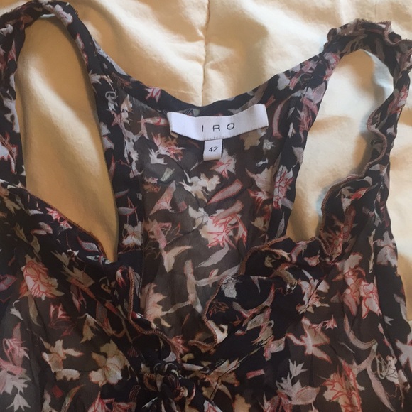 Iro silk floral dress - Picture 3 of 3